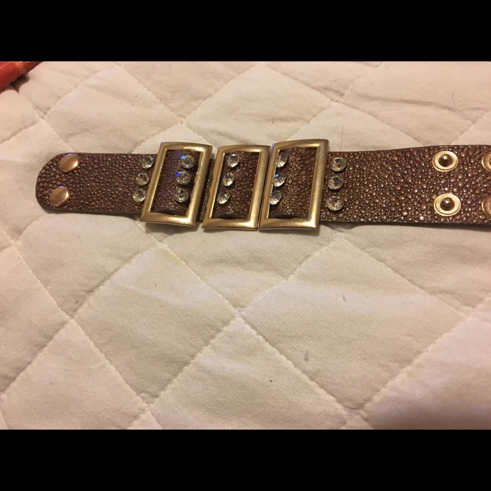 Leather cuff bracelet